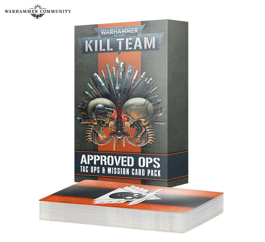 Warhammer 40000: Kill Team - Approved Ops - Tac Ops & Mission Card Pack