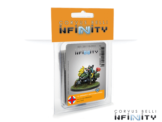 Infinity: Ariadna - 112, Emergency Service Motorized, CC Weapon