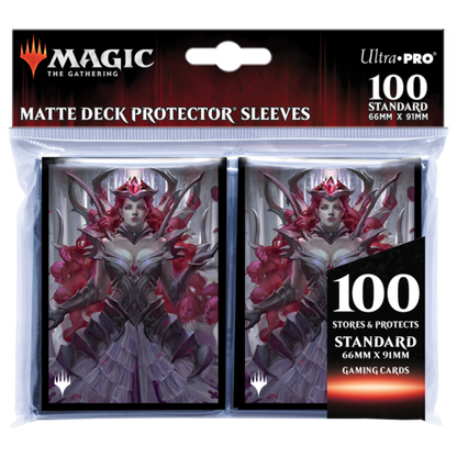 Standard Deck Protector Sleeves (100ct) for Magic: The Gathering - Innistrad: Crimson Vow Olivia, Crimson Bride