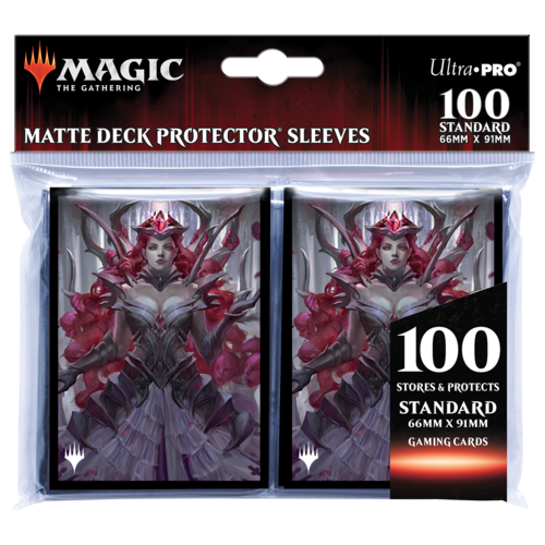 Standard Deck Protector Sleeves (100ct) for Magic: The Gathering - Innistrad: Crimson Vow Olivia, Crimson Bride