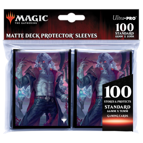 Standard Deck Protector Sleeves (100ct) for Magic: The Gathering - Innistrad: Crimson Vow Runo Stromkirk