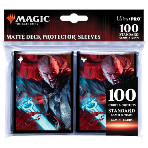 标准套牌保护套(100 克拉)适用于万智牌 - Innistrad:猩红誓言奥德里克,血咒