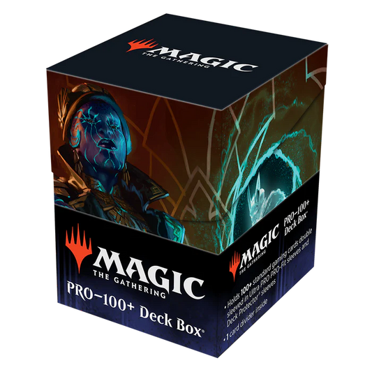 Streets of New Capenna Kamiz, Obscura Spymaster Commander 100+ Deck Box for Magic: The Gathering