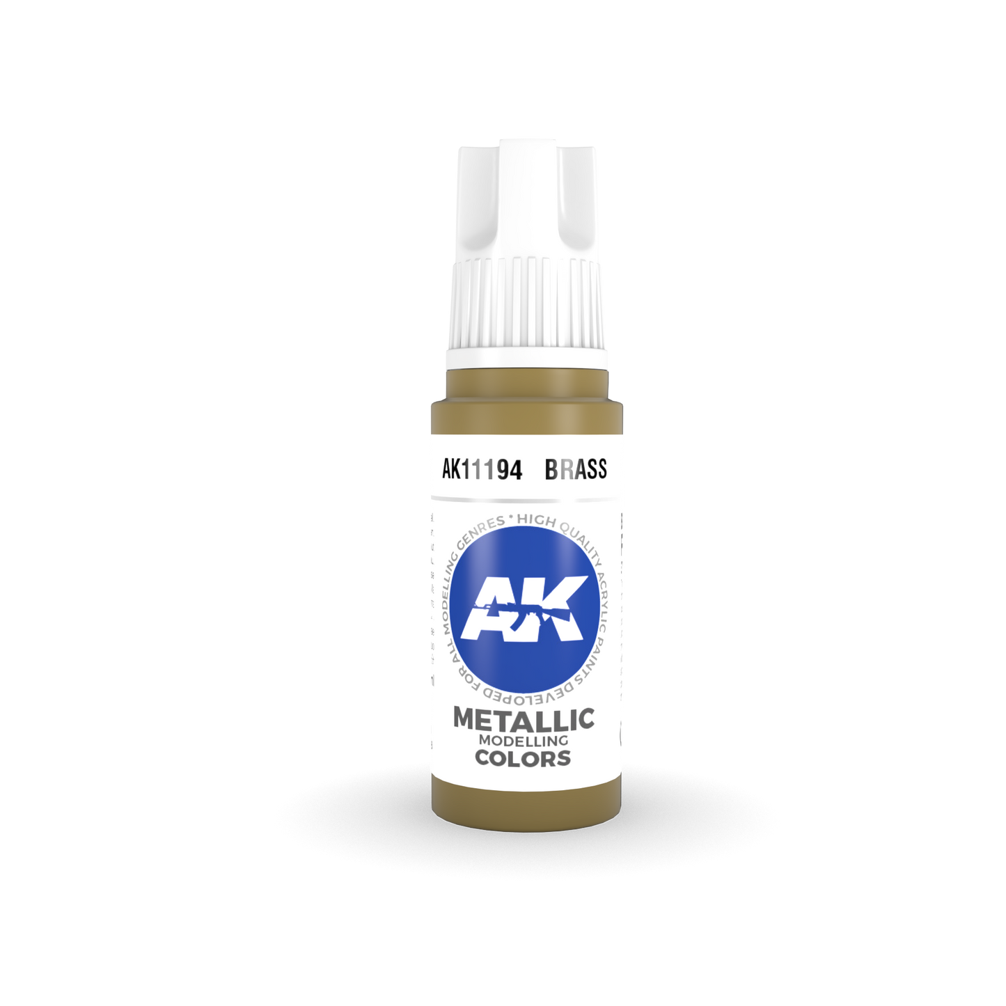 AK Interactive 第三代丙烯酸黄铜 17ml