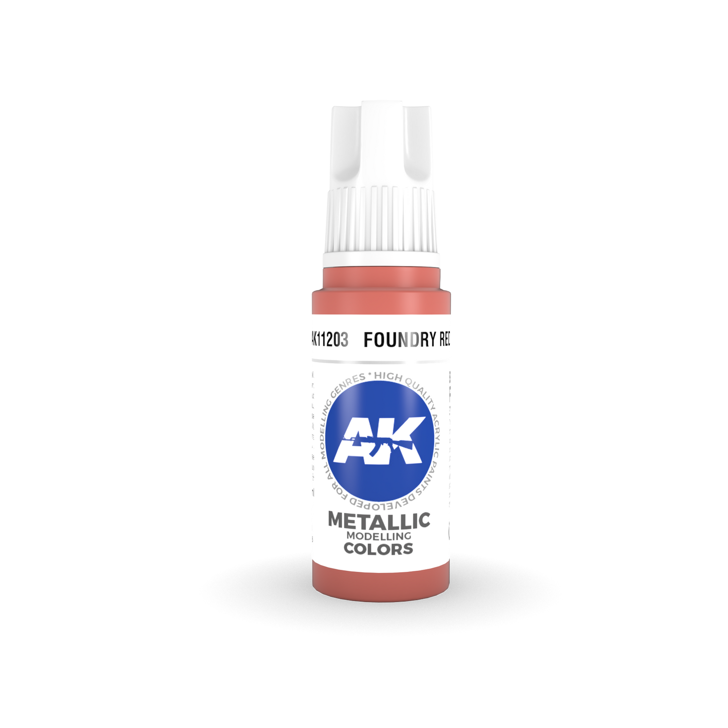 AK Interactive 3rd Gen Acrylic Foundry Red 17ml