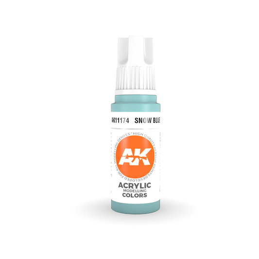 AK Interactive 第三代亚克力雪蓝 17ml