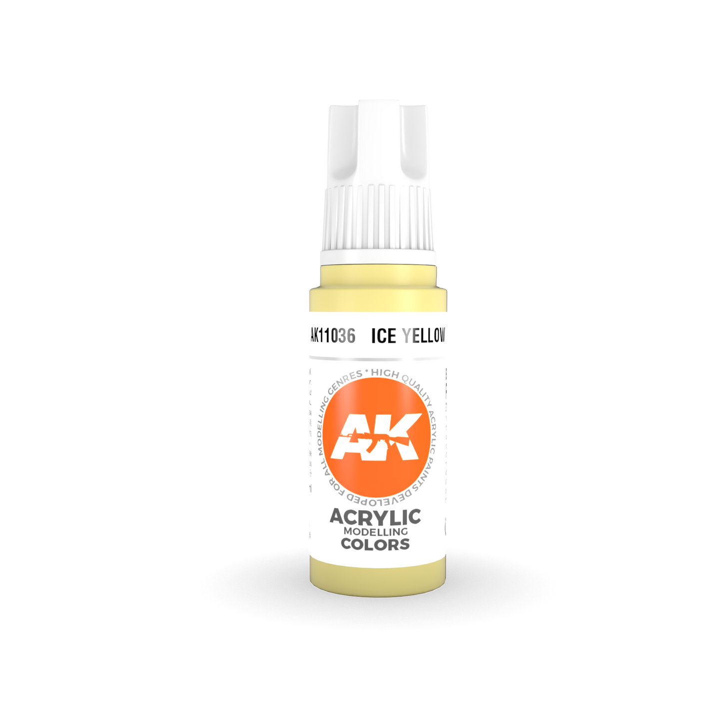 AK Interactive 第三代亚克力冰黄 17ml