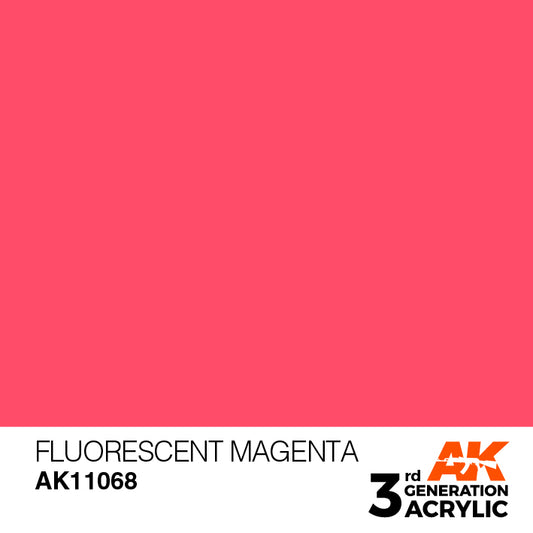 AK Interactive 第三代丙烯酸荧光洋红色 17ml