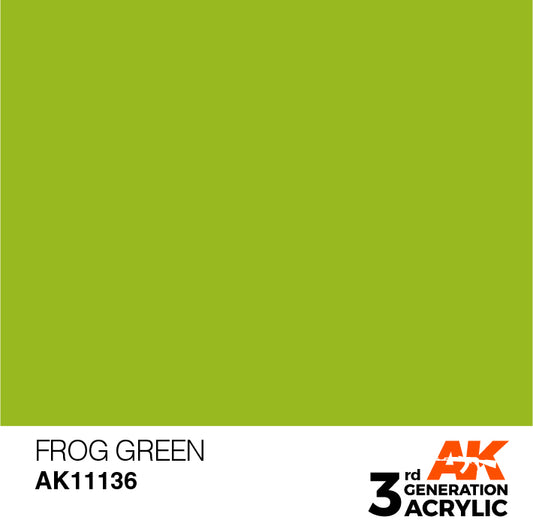 AK Interactive 3rd Gen Acrylic Frog Green 17ml