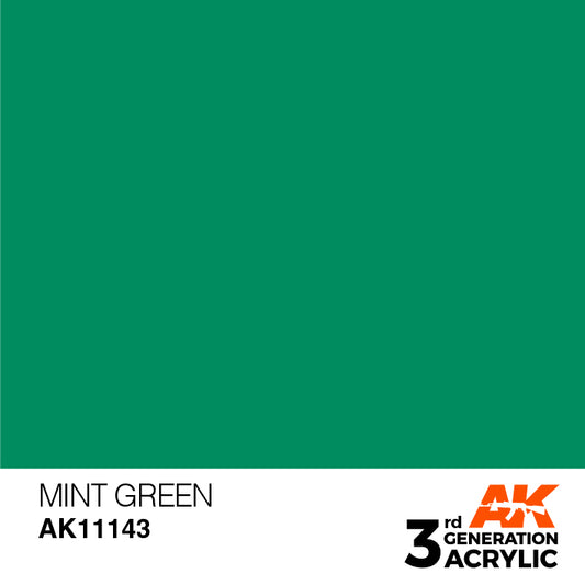 AK Interactive 3rd Gen Acrylic Mint Green 17ml