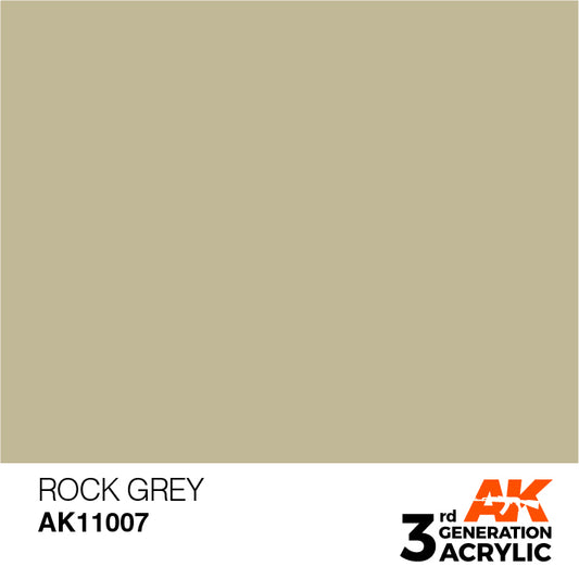 AK Interactive 第三代亚克力岩灰色 17 毫升
