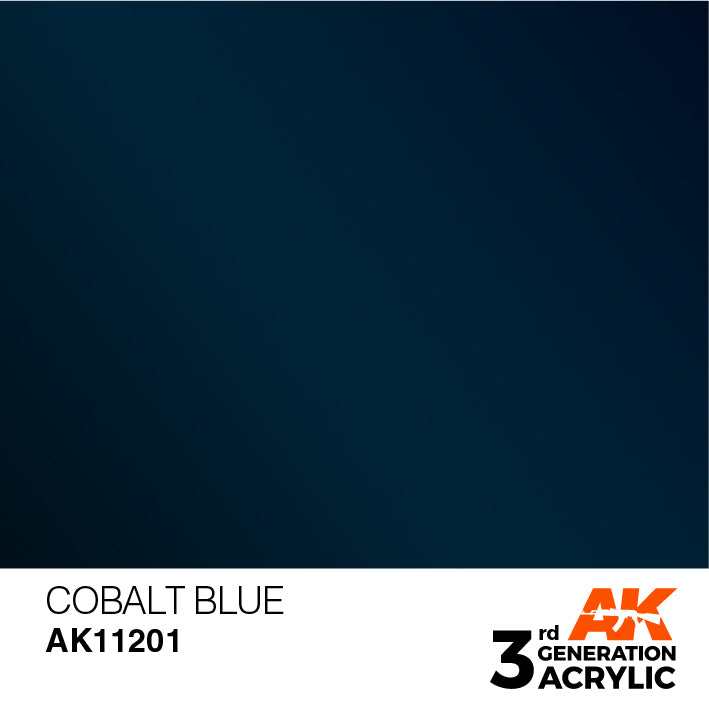 AK Interactive 3rd Gen Acrylic Cobalt Blue 17ml