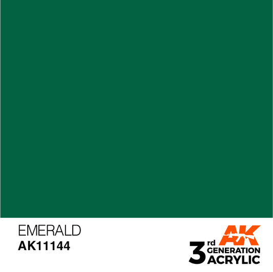 AK Interactive 3rd Gen Acrylic Emerald 17ml