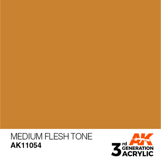 AK Interactive 第三代亚克力中肤色 17 毫升