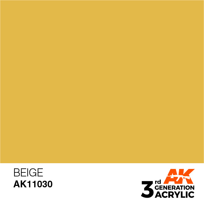 AK Interactive 3rd Gen Acrylic Beige 17ml