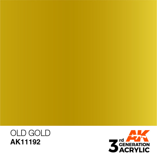 AK Interactive 3rd Gen Acrylic Old Gold 17ml