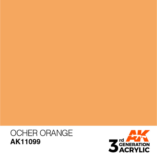 AK Interactive 3rd Gen Acrylic Ocher Orange 17ml