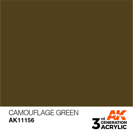 AK Interactive 3rd Gen Acrylic Camouflage Green 17ml
