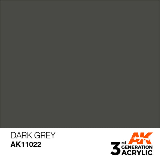 AK Interactive 3rd Gen Acrylic Dark Grey 17ml
