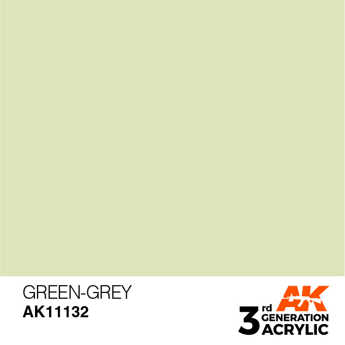 AK Interactive 3rd Gen Acrylic Green-Grey 17ml