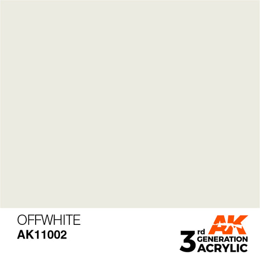 AK Interactive 3rd Gen Acrylic Off-white 17ml
