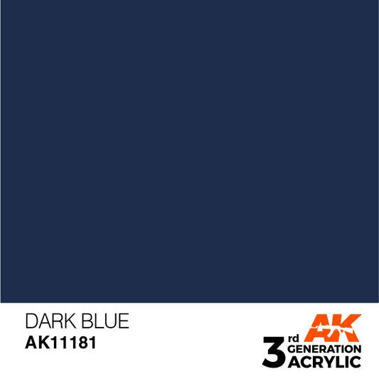 AK Interactive 3rd Gen Acrylic Dark Blue 17ml