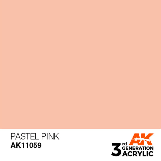 AK Interactive 3rd Gen Acrylic Pastel Pink 17ml