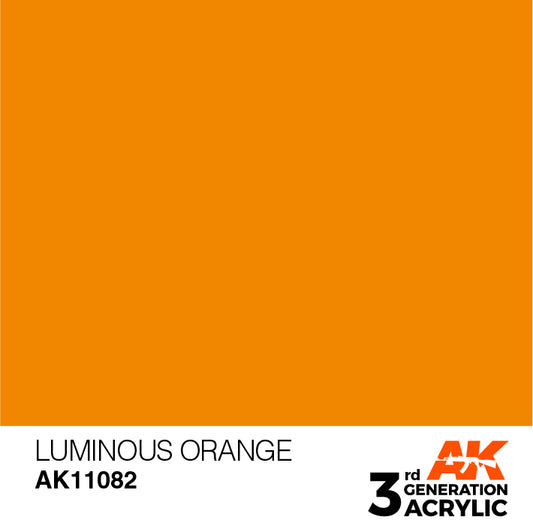 AK Interactive 3rd Gen Acrylic Luminous Orange 17ml