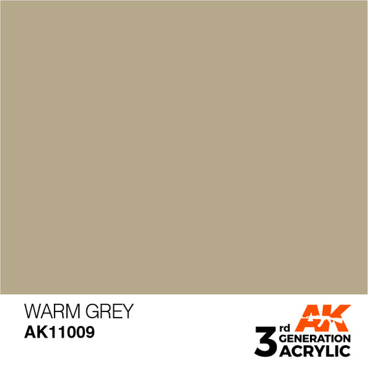 AK Interactive 3rd Gen Acrylic Warm Grey 17ml