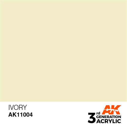 AK Interactive 3rd Gen Acrylic Ivory 17ml