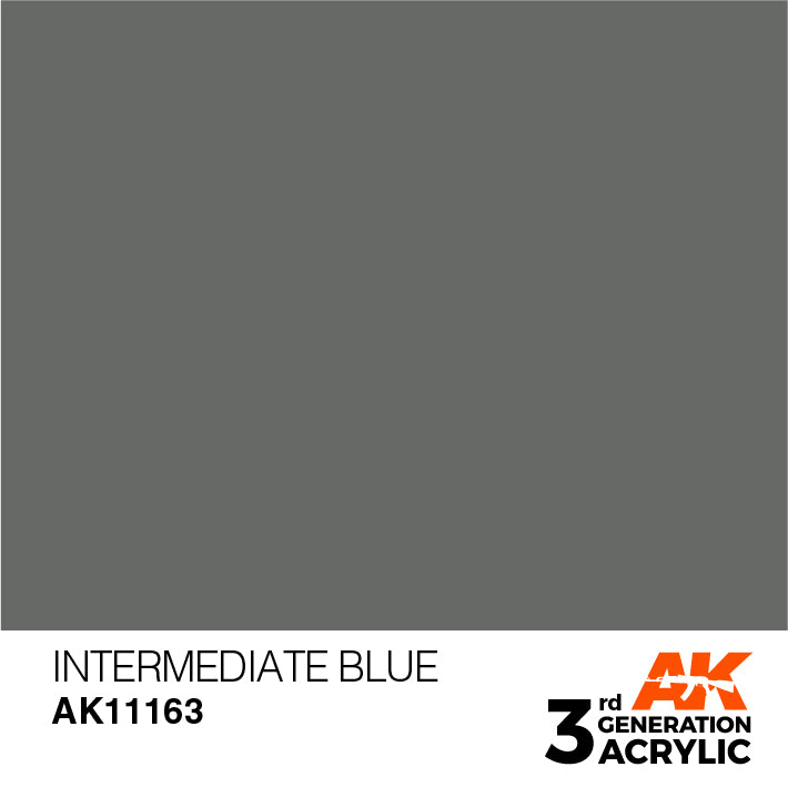 AK Interactive 3rd Gen Acrylic Intermediate Blue 17ml