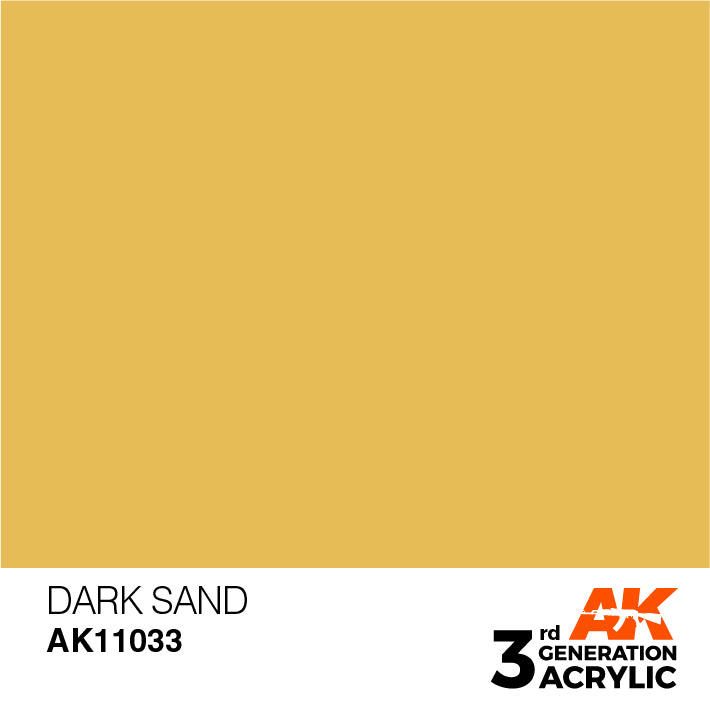 AK Interactive 3rd Gen Acrylic Dark Sand 17ml