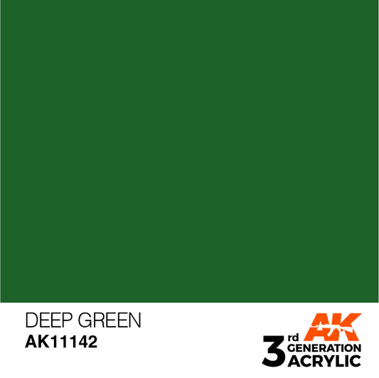 AK Interactive 3rd Gen Acrylic Deep Green 17ml