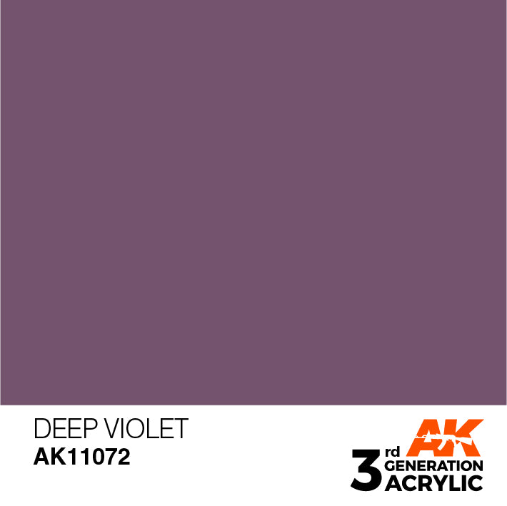 AK Interactive 3rd Gen Acrylic Deep Violet 17ml