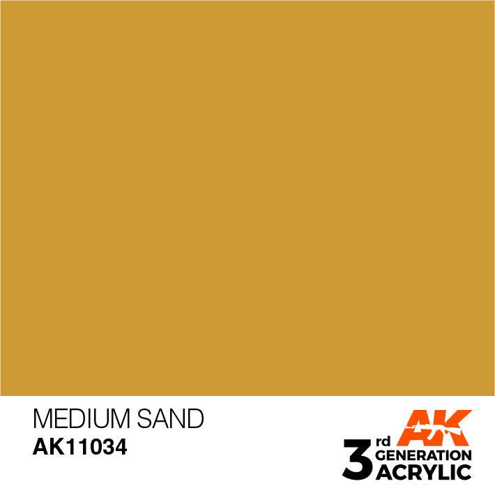 AK Interactive 3rd Gen Acrylic Medium Sand 17ml