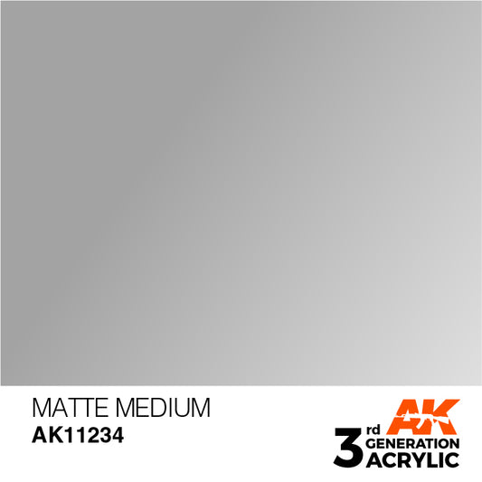 AK Interactive 3rd Gen Acrylic Matte Medium 17ml