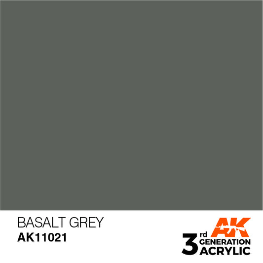 AK Interactive 3rd Gen Acrylic Basalt Grey 17ml