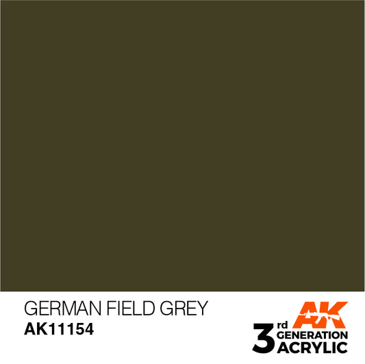 AK Interactive 3rd Gen Acrylic German Field Grey 17ml