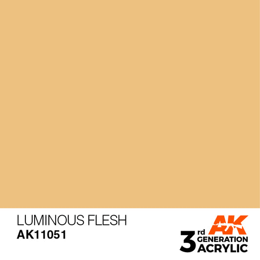 AK Interactive 3rd Gen Acrylic Luminous Flesh 17ml