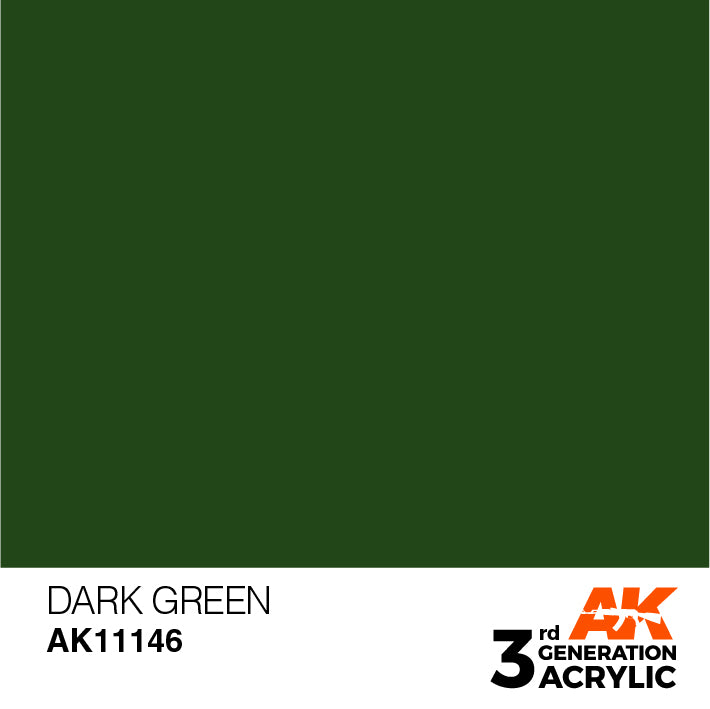 AK Interactive 3rd Gen Acrylic Dark Green 17ml