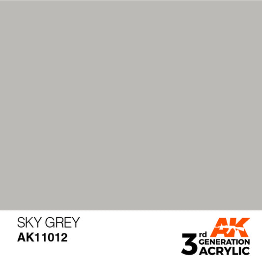 AK Interactive 3rd Gen Acrylic Sky Grey 17ml