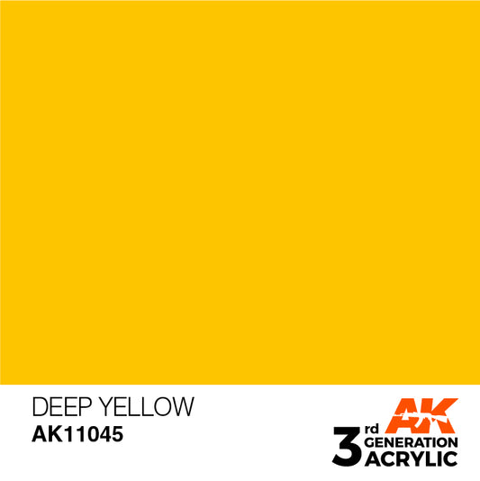 AK Interactive 3rd Gen Acrylic Deep Yellow 17ml