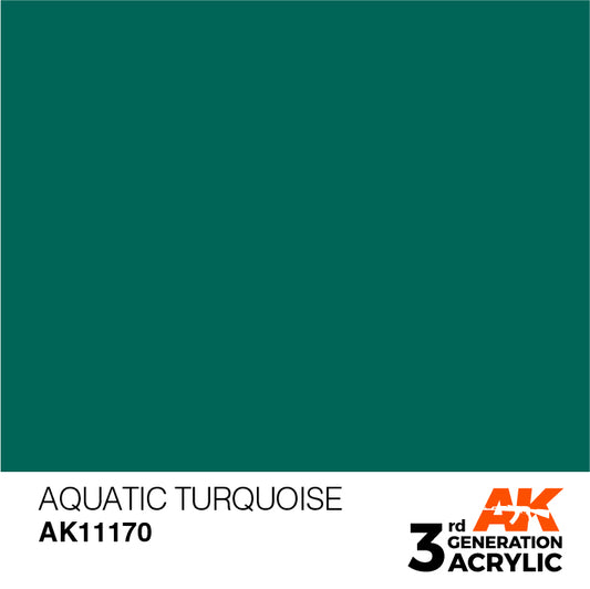 AK Interactive 3rd Gen Acrylic Aquatic Turquoise 17ml