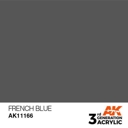 AK Interactive 3rd Gen Acrylic French Blue 17ml