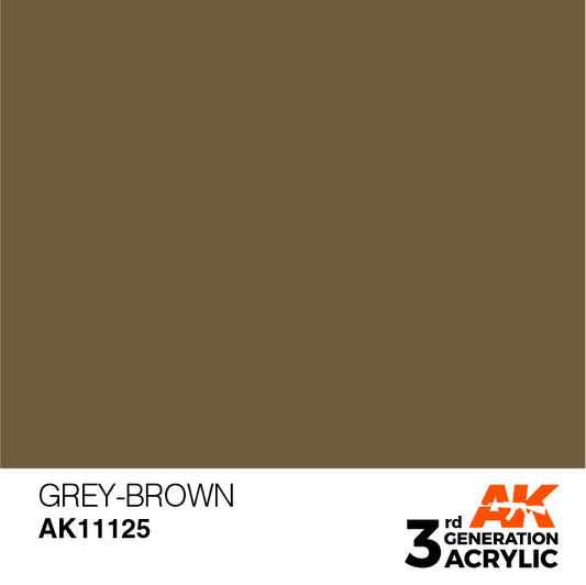 AK Interactive 3rd Gen Acrylic Grey-Brown 17ml