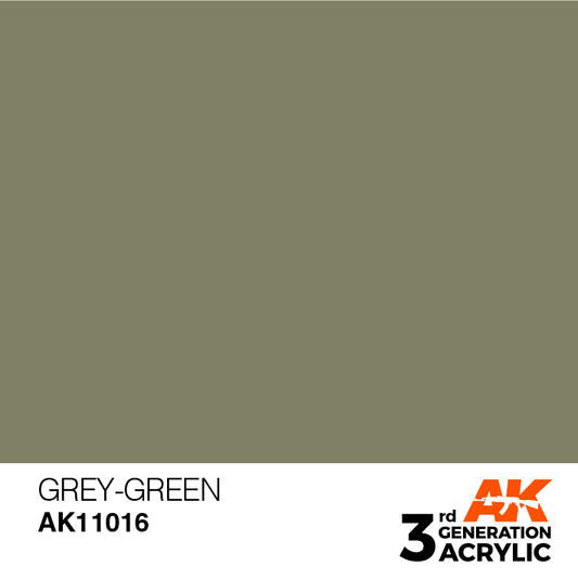 AK Interactive 3rd Gen Acrylic Grey-Green 17ml