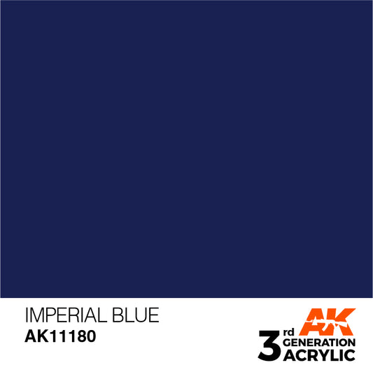 AK Interactive 3rd Gen Acrylic Imperial Blue 17ml