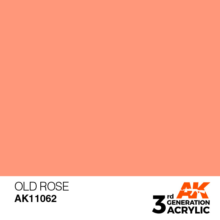 AK Interactive 3rd Gen Acrylic Old Rose 17ml