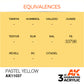 AK Interactive 3rd Gen Acrylic Pastel Yellow 17ml