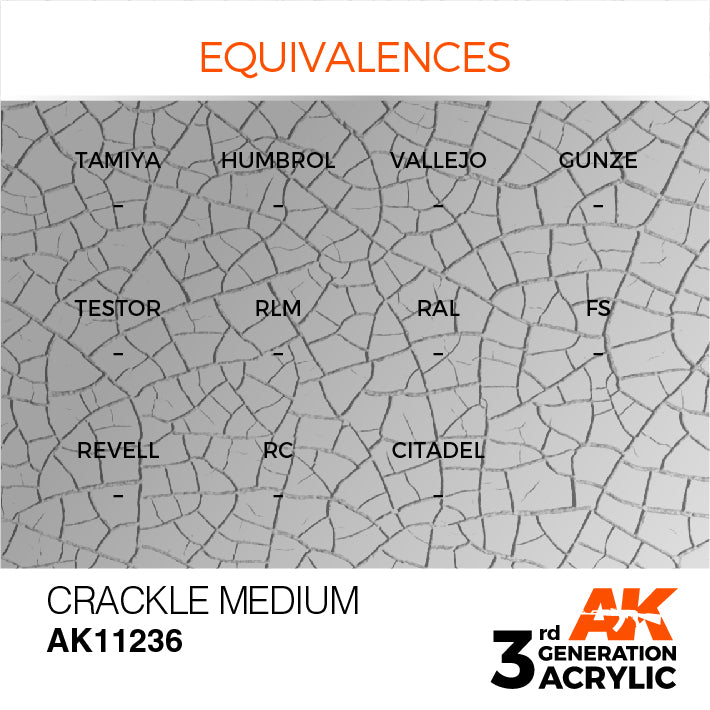 AK Interactive 3rd Gen Crackle Medium 17ml